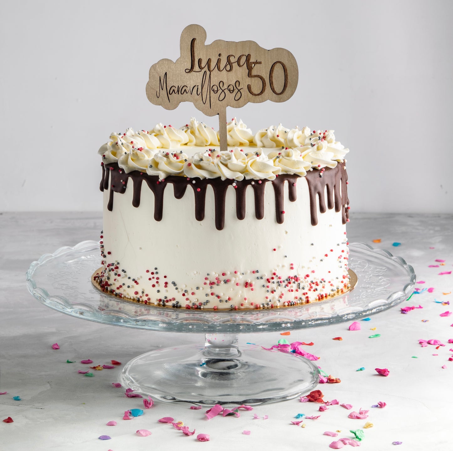 Cake Topper Personalizado – Cumpleaños
