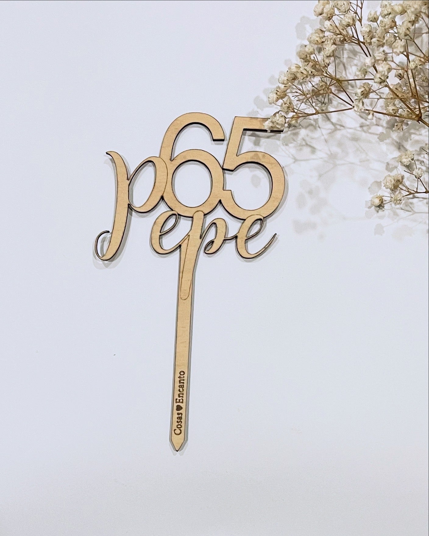 Cake Topper Personalizado – Cumpleaños